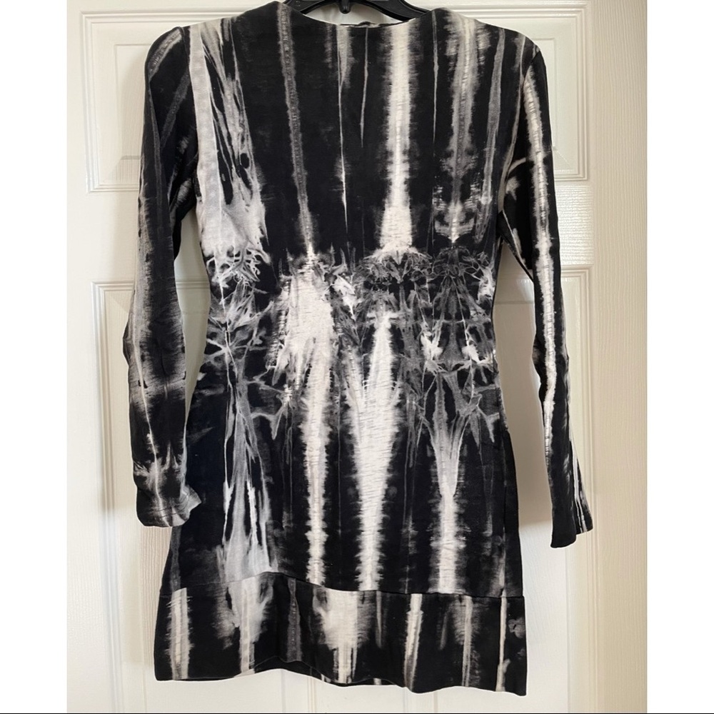 High neck long sleeve bodycon dress